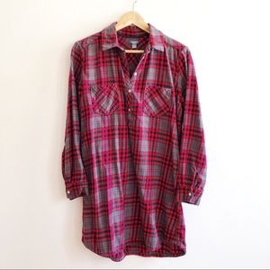aerie soft flannel tunic